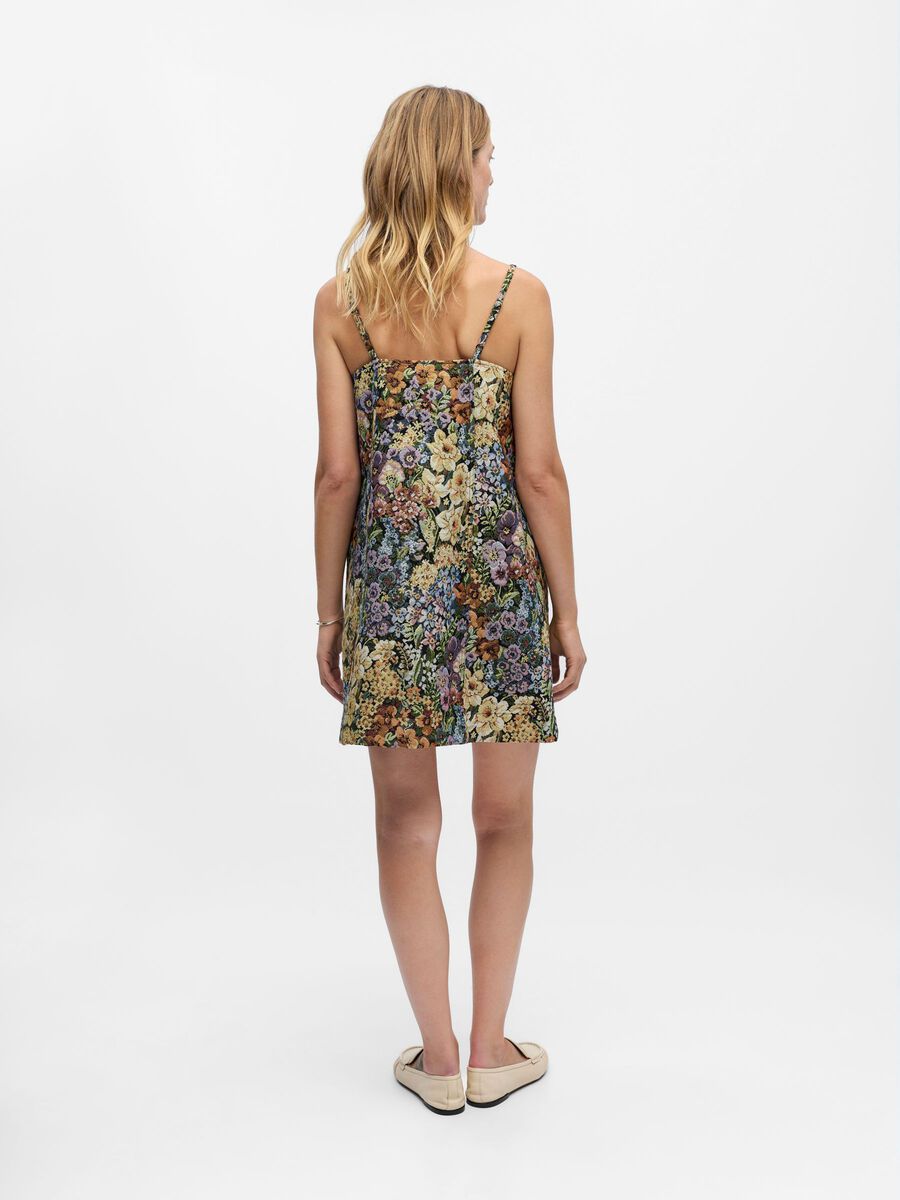 Product carousel image - FLORAL MINI DRESS, Twill | 2