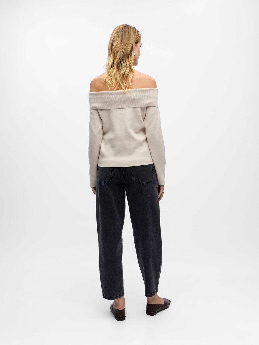 Product carousel image - SCHULTERFREIER PULLOVER, Silver Gray | 2