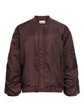 Product image thumbnail - OVERSIZE BOMBERJACKE, Seal Brown | 1