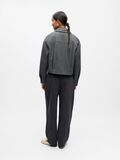 Product image thumbnail - SHORT JACKET, Dark Grey Melange | 3