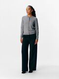 Product image thumbnail - OBJTHESS CARDIGAN, Medium Grey Melange | 4