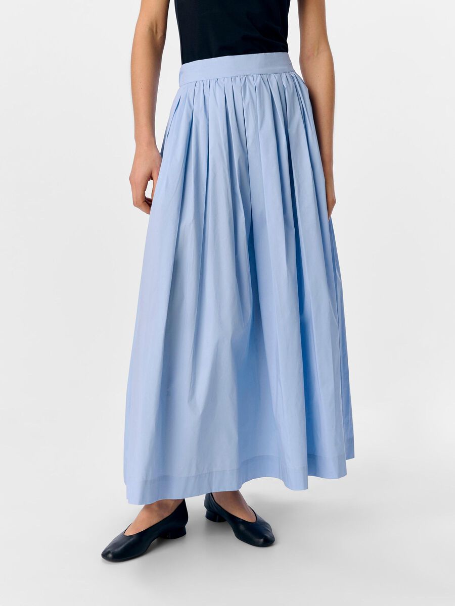 OBJECT A-LINE MAXI SKIRT, Cornflower Blue, highres - 23044131_CornflowerBlue_003.jpg