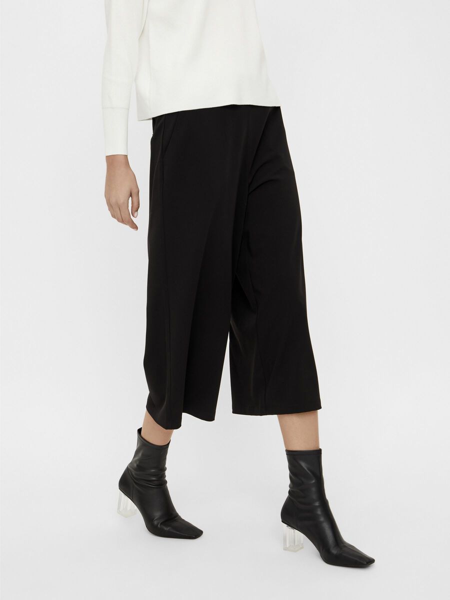 OBJECT CULOTTE TROUSERS, Black, highres - 23034468_Black_003.jpg