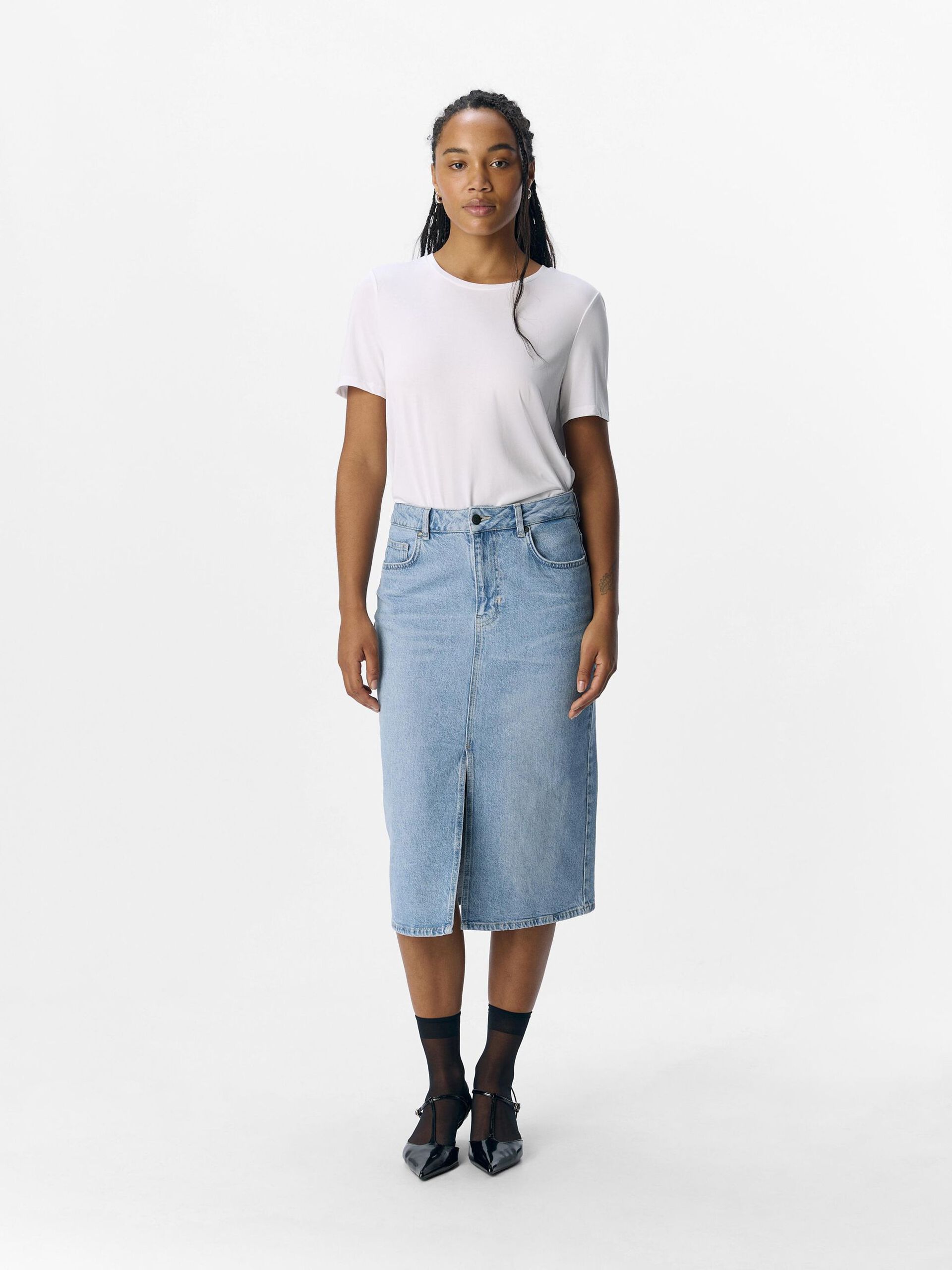Carousel image - OBJANNIE T-SHIRT, White | 5
