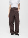 Product image thumbnail - WIDE-LEG TROUSERS, Seal Brown | 2