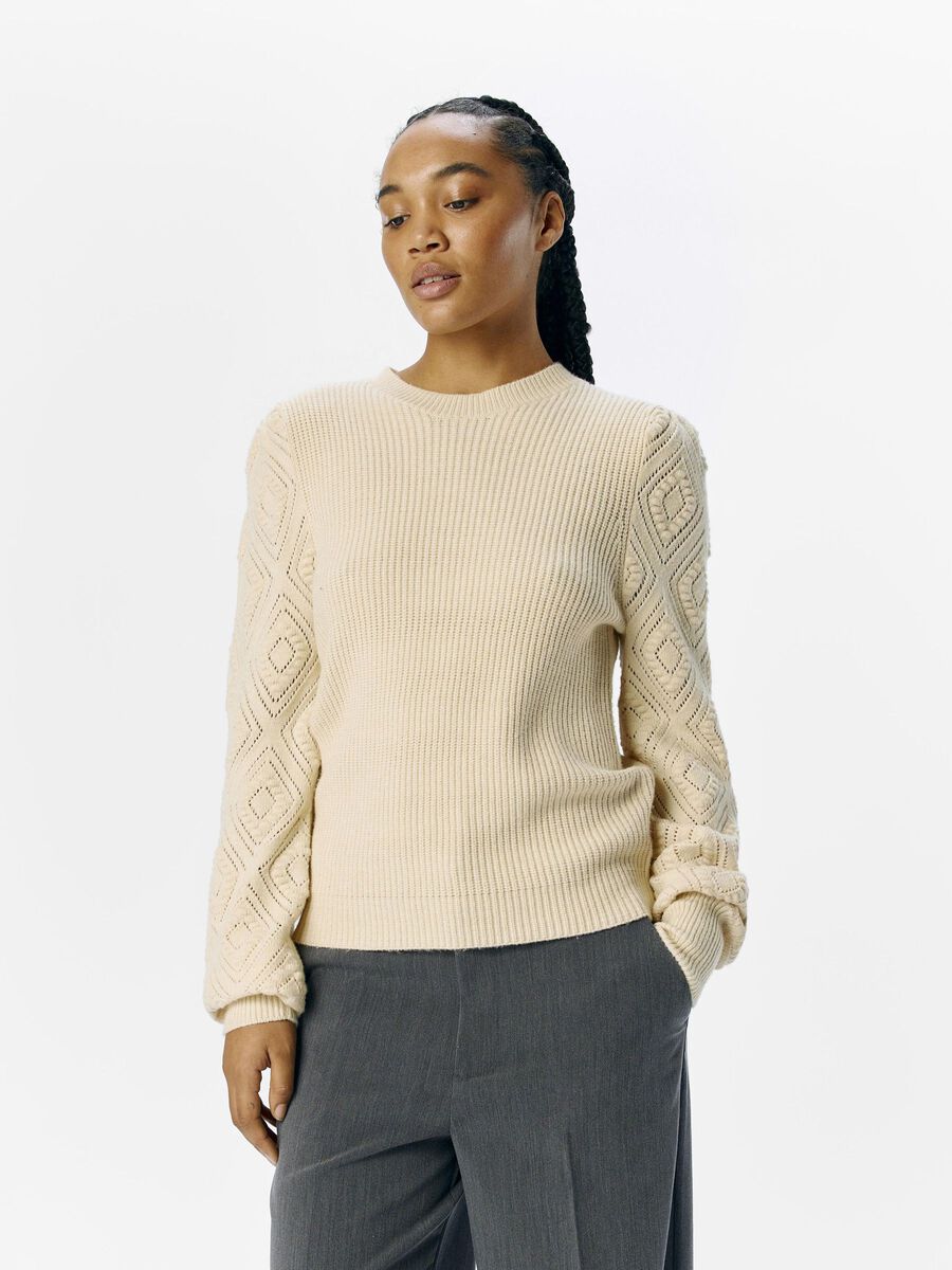 OBJECT OBJTHESS KNITTED JUMPER, Sandshell, highres - 23047199_Sandshell_003.jpg