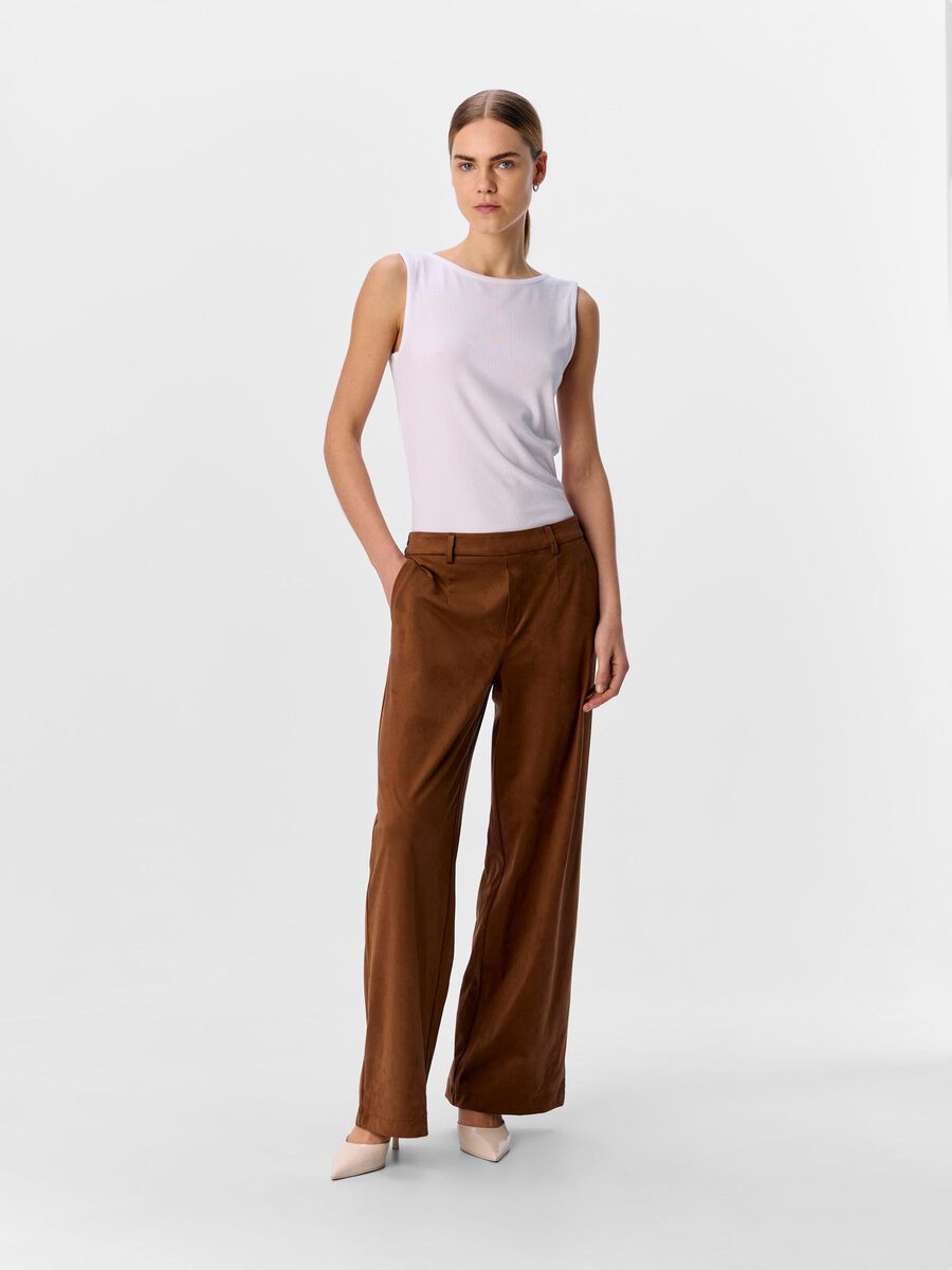 OBJECT FAUX SUEDE TROUSERS, Rawhide, highres - 23047920_Rawhide_005.jpg