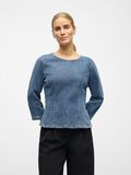 Product image thumbnail - DENIM TOP, Medium Blue Denim | 2