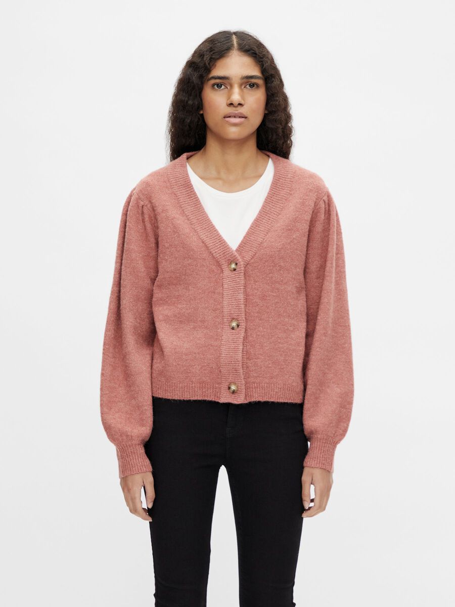 OBJECT MANCHES BALLON CARDIGAN EN MAILLE, Withered Rose, highres - 23036283_WitheredRose_878949_003.jpg