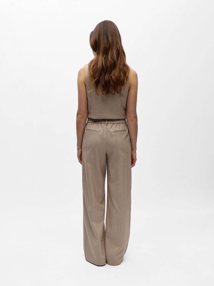 Product carousel image - OBJLISA PANTALON &Agrave; JAMBE AMPLE, Fossil | 2