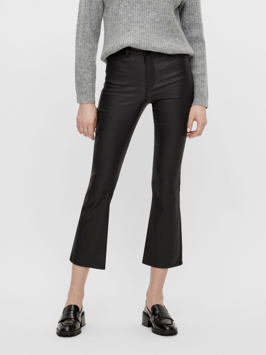 Object Collectors Item OBJBELLE FLARED TROUSERS, Black, highres - 23034444_Black_003.jpg