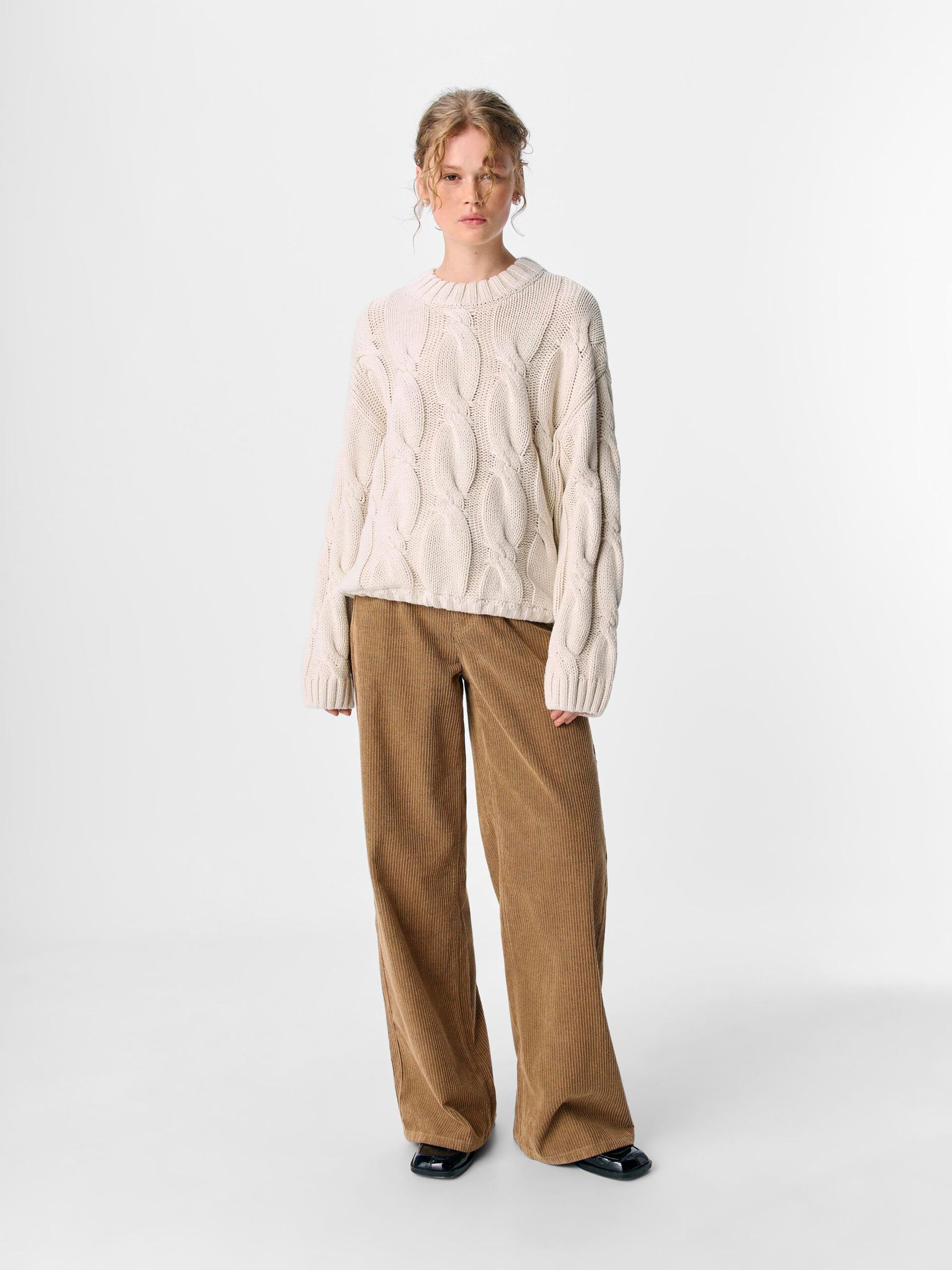 Carousel image - KNITTED JUMPER, White Sand | 4