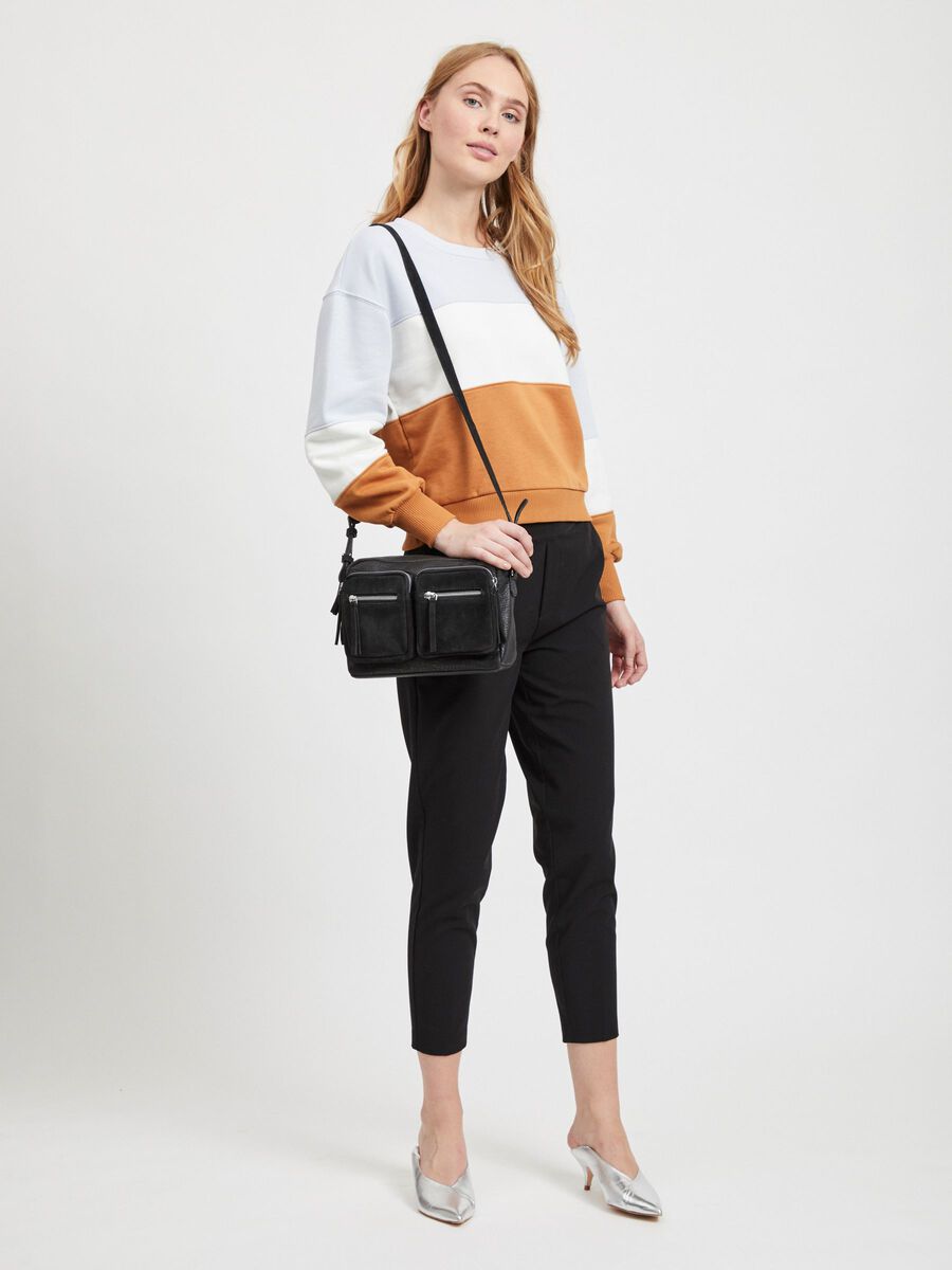 OBJECT CROSSOVER LEATHER BAG, Black, highres - 23030023_Black_003.jpg