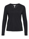 OBJECT TOP A MANICHE LUNGHE, Black, highres - 23044668_Black_001.jpg
