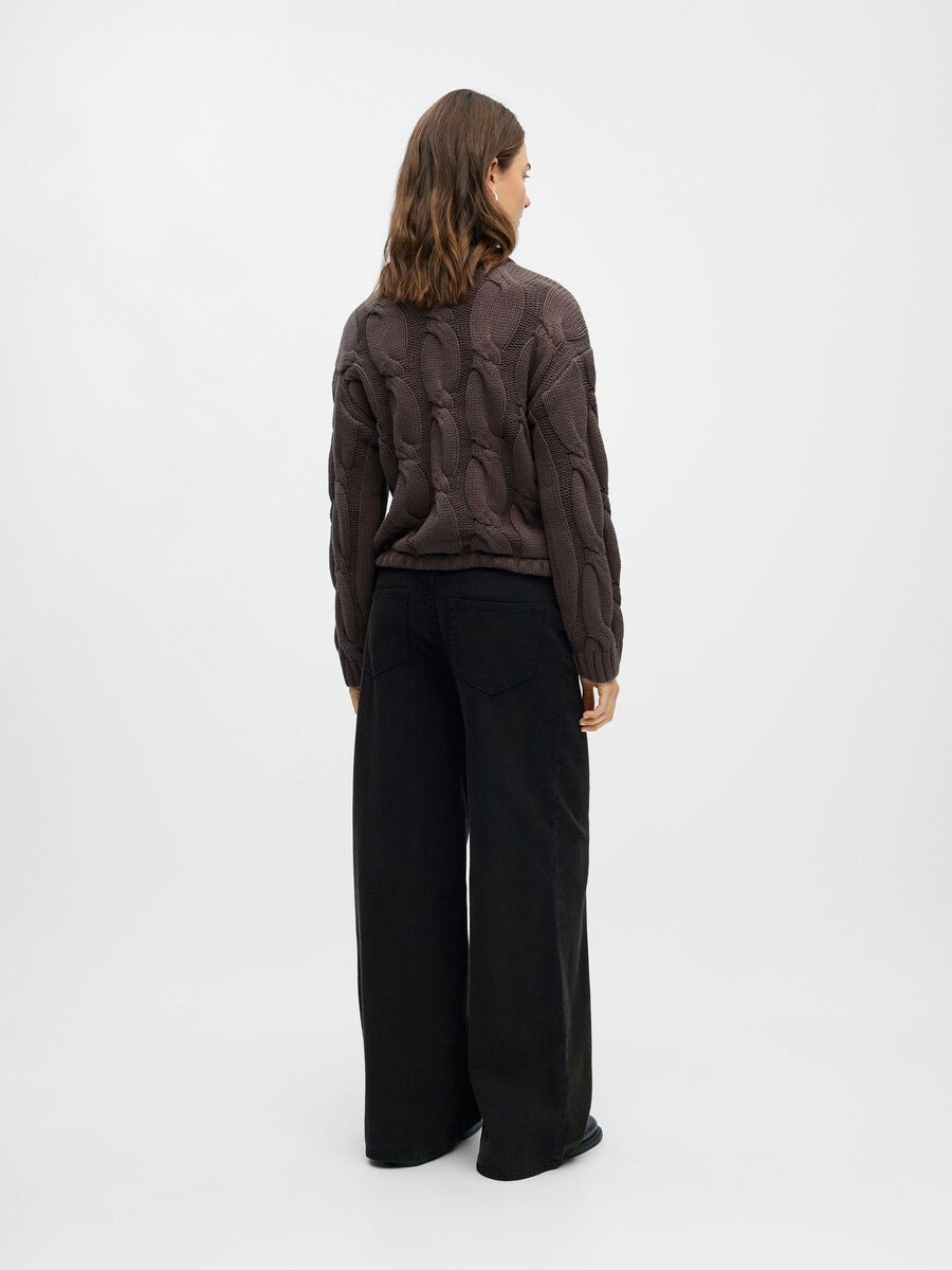 Product carousel image - STRICK PULLOVER, Seal Brown | 2