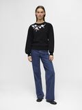 Object Collectors Item EMBROIDERED KNITTED PULLOVER, Black, highres - 23044784_Black_1128656_005.jpg
