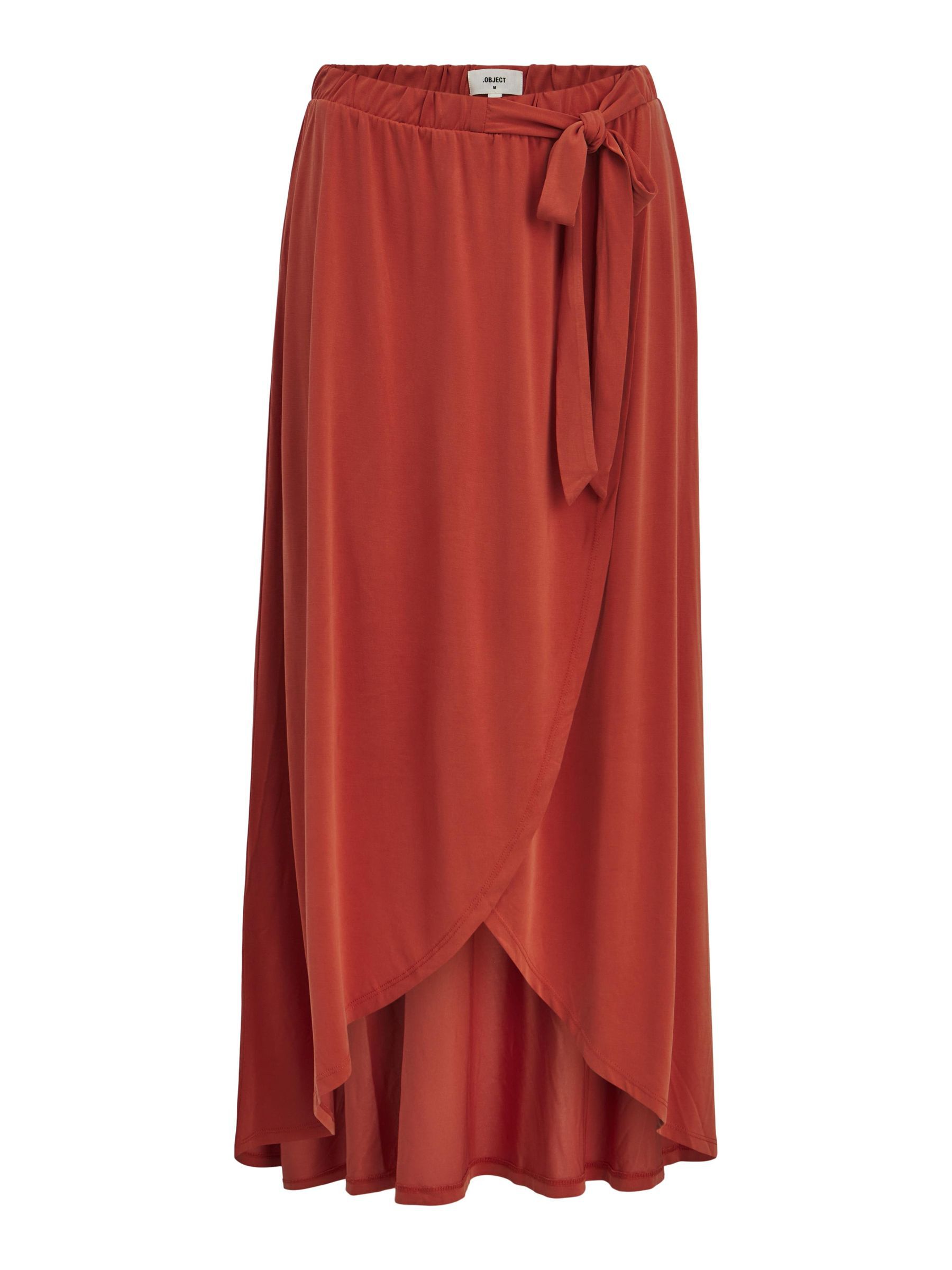 Maxi rok rood best sale