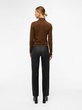 Object Collectors Item COATED WIDE-LEG TROUSERS, Black, highres - 23041032_Black_004.jpg