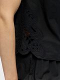 Product image thumbnail - DETAILED  SLEEVELESS TOP, Black | 5