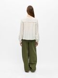 Product image thumbnail - COLLARLESS BUTTON SHIRT, White | 3
