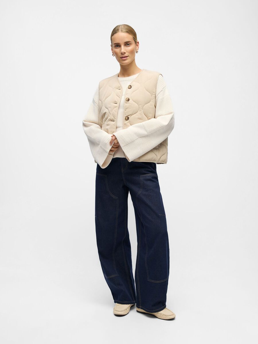 Carousel image - QUILTED GILET, Humus | 4