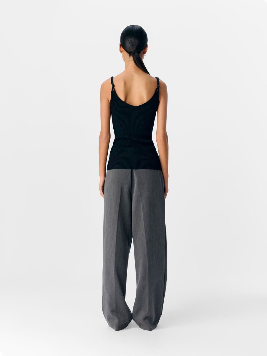 OBJECT KNITTED TANK TOP, Black, highres - 23046325_Black_004.jpg