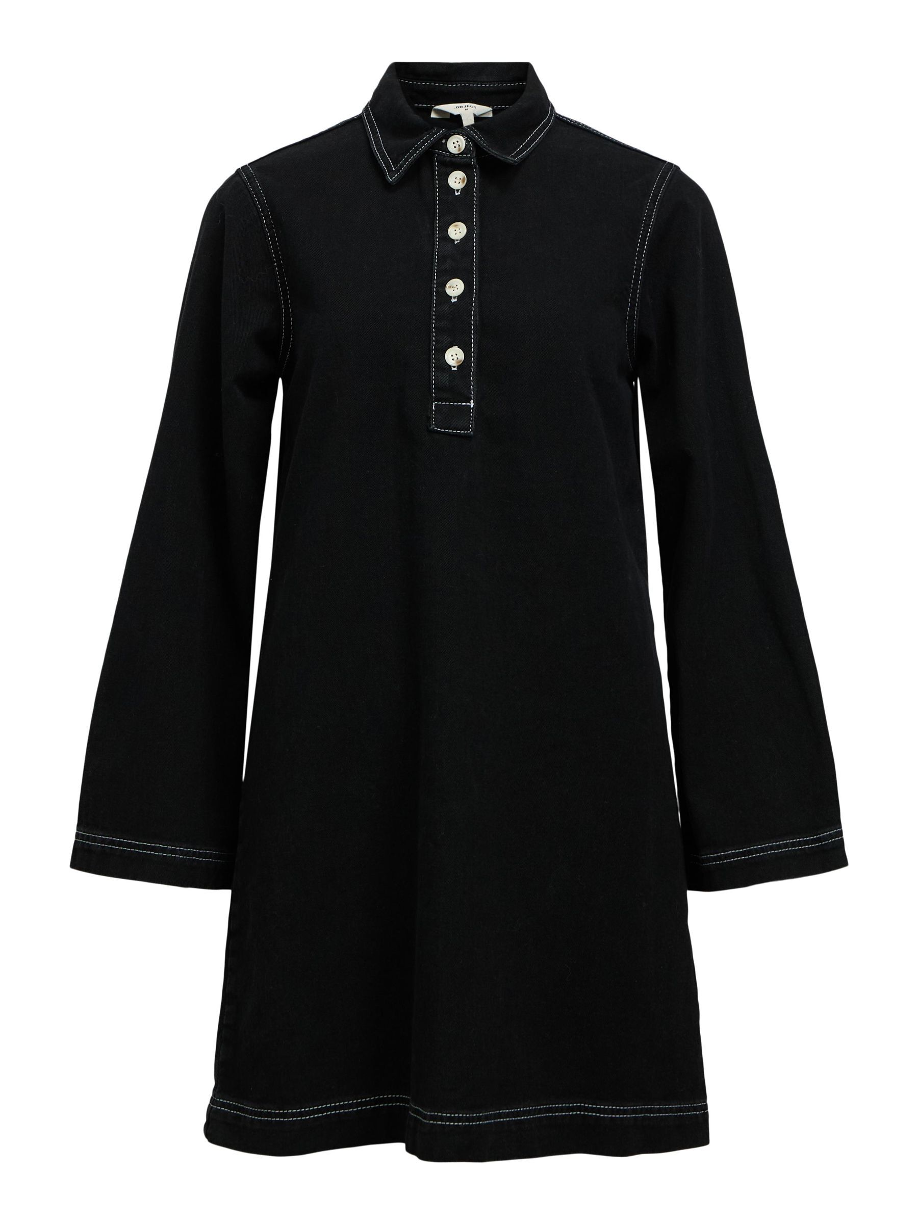 Vestito jeans nero top