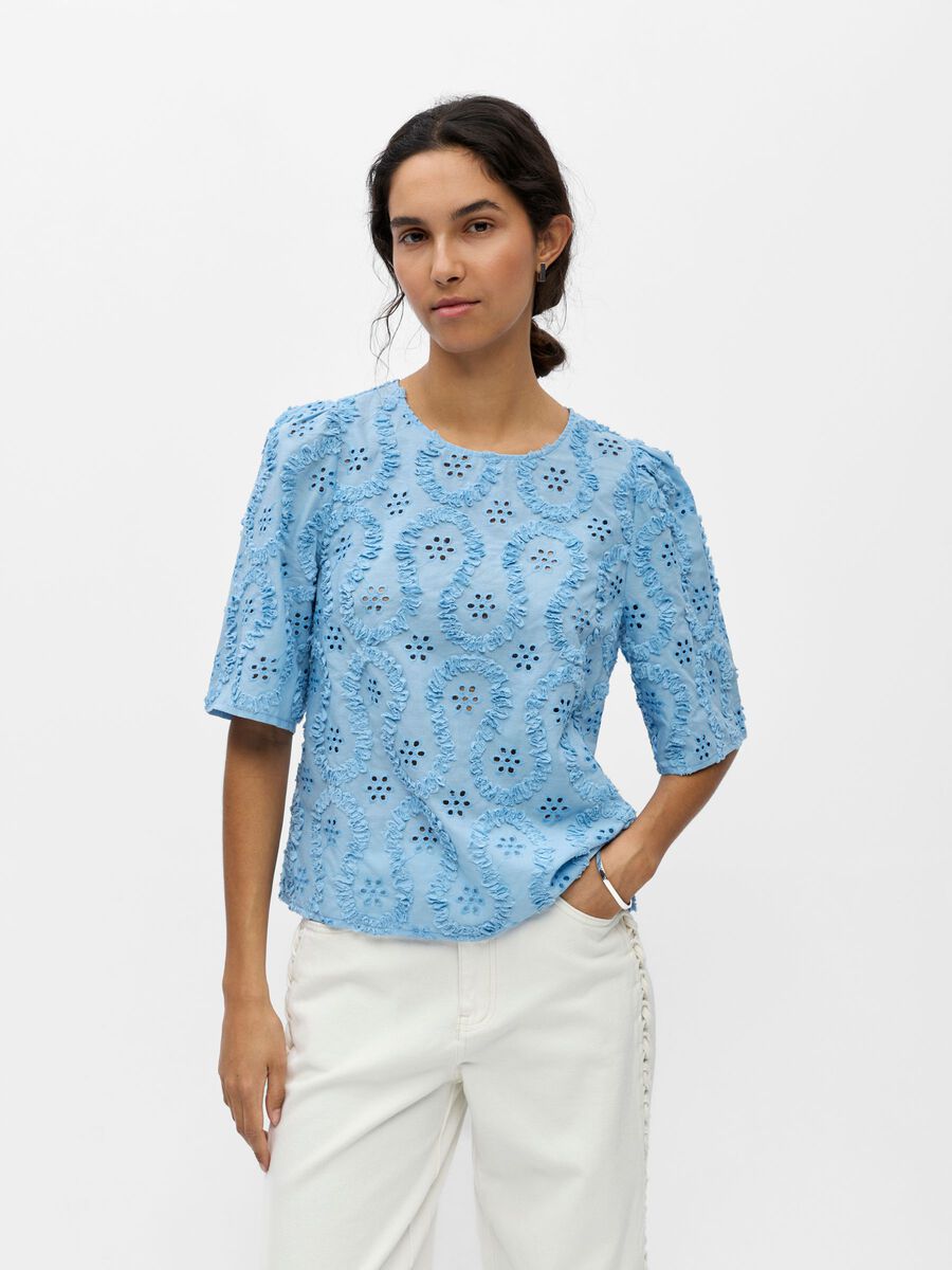 Product carousel image - BRODYRPRYDD TOPP MED PUFF&Auml;RMAR, Little Boy Blue | 1