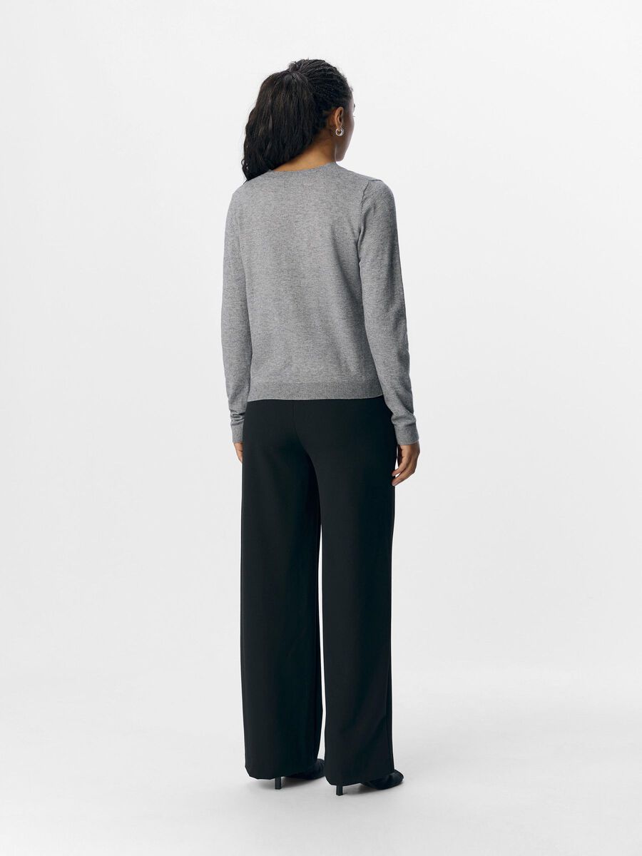 OBJECT OBJTHESS CARDIGAN, Medium Grey Melange, highres - 23043508_MediumGreyMelange_004.jpg