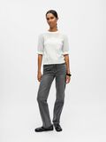 Product image thumbnail - KNITTED TOP, Cloud Dancer | 4
