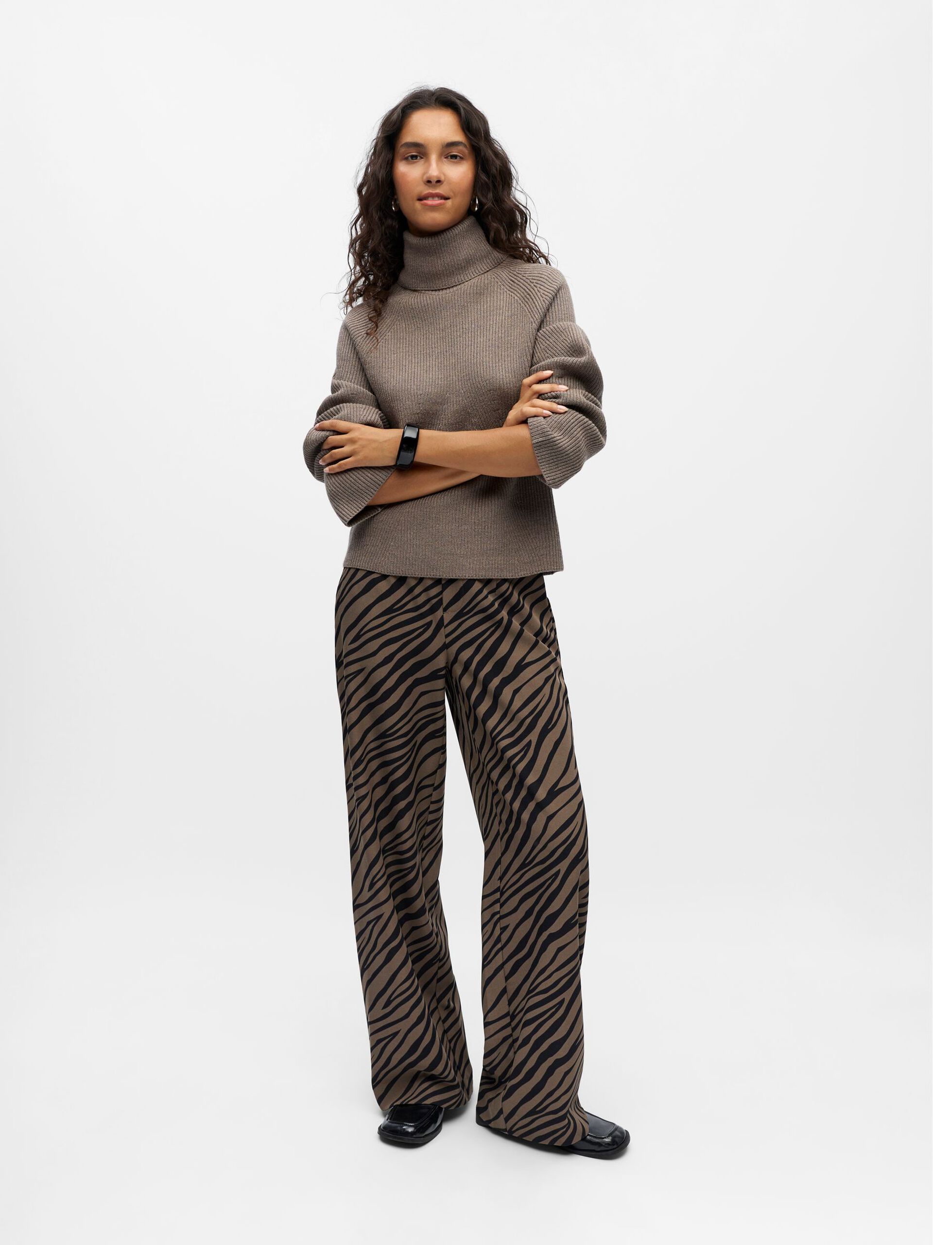 Carousel image - ROLL NECK PULLOVER, Morel | 4