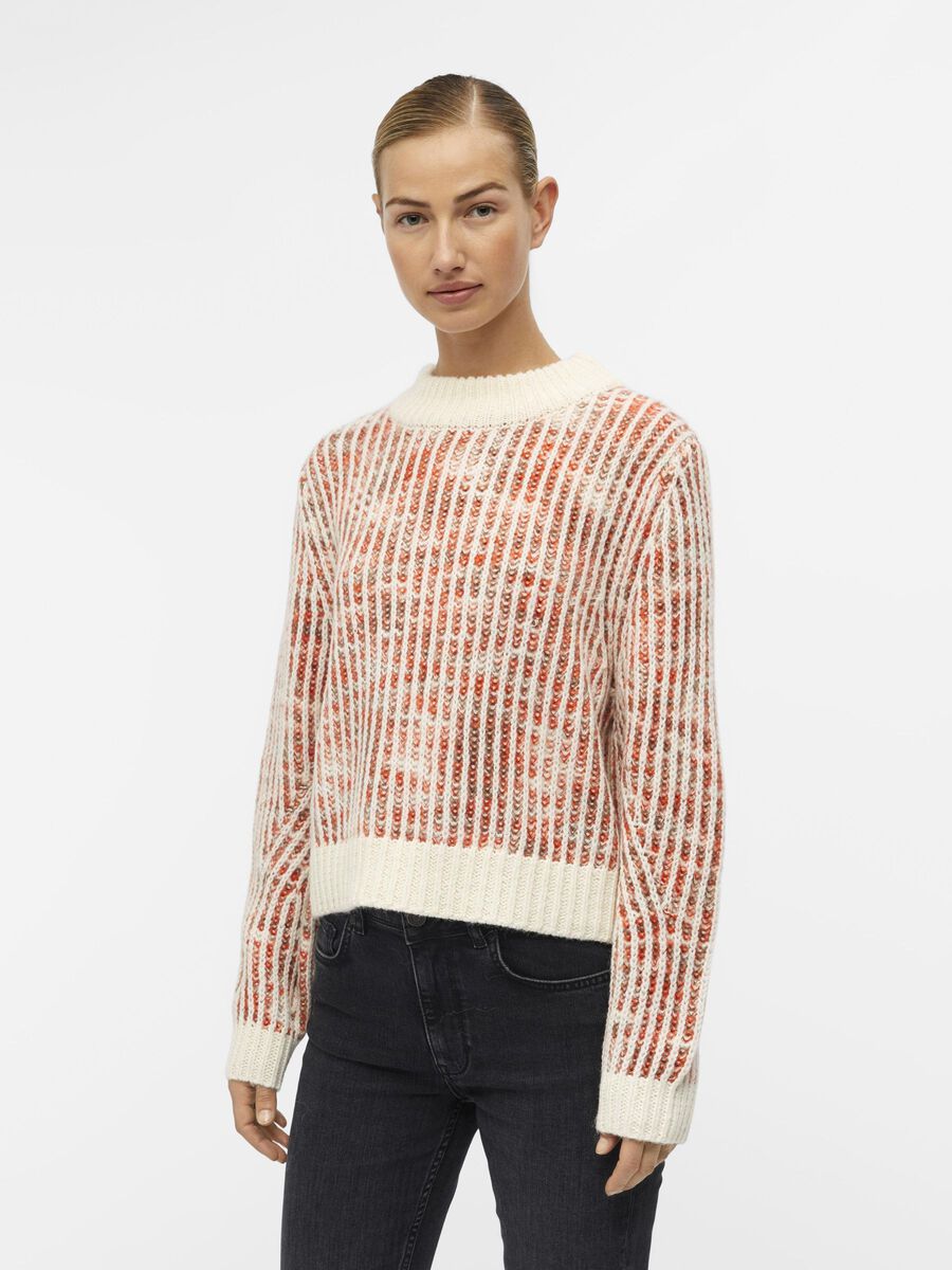 Object Collectors Item STRIPED PULLOVER, Cherry Tomato, highres - 23042156_CherryTomato_1046514_003.jpg