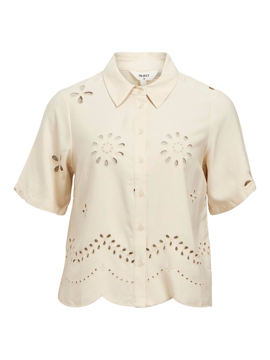 OBJECT BRODERIE ANGLAISE OVERHEMD, Sandshell, highres - 23046404_Sandshell_001.jpg