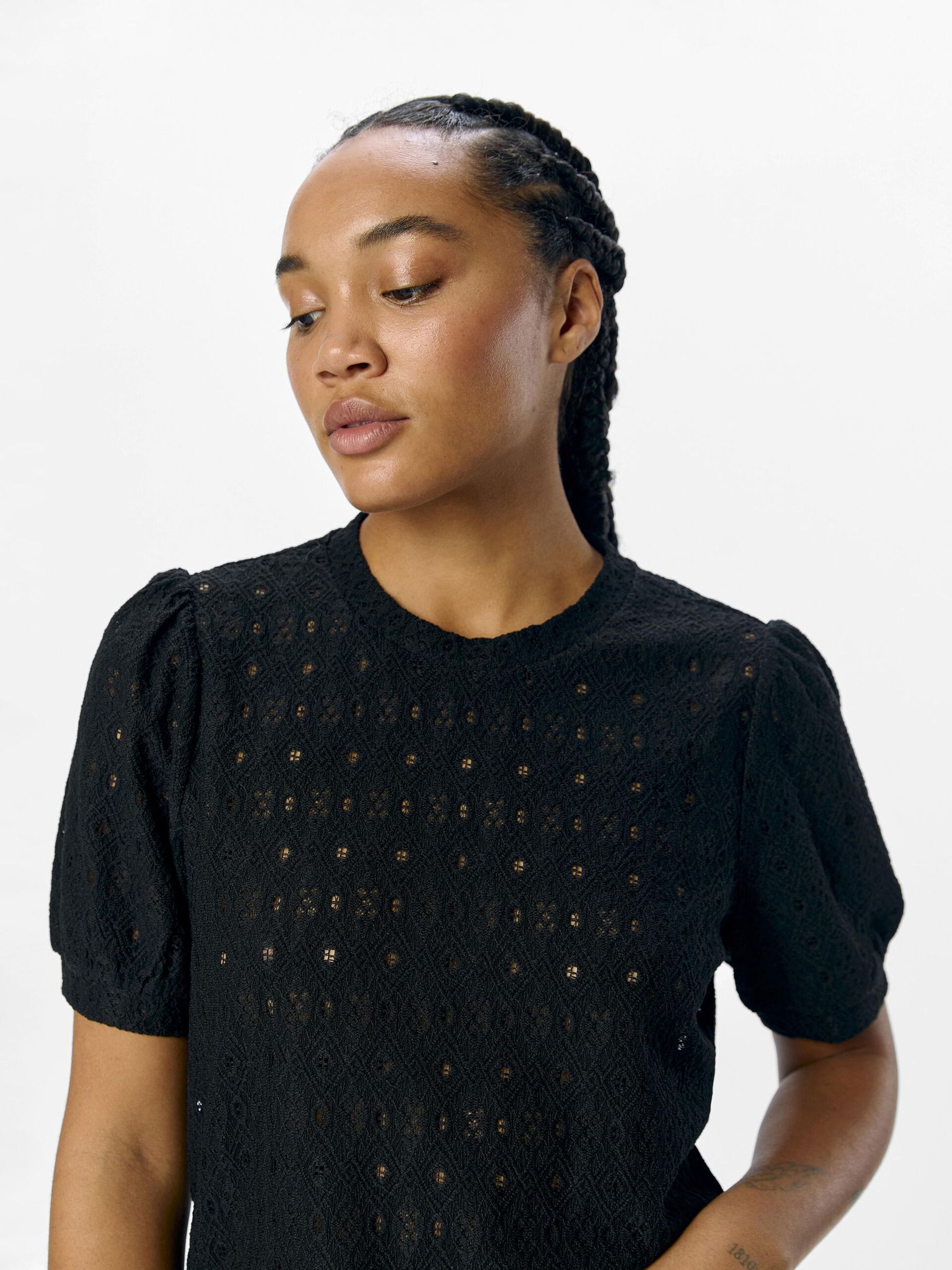 Carousel image - BRODERIE ANGLAISE OBERTEIL, Black | 5