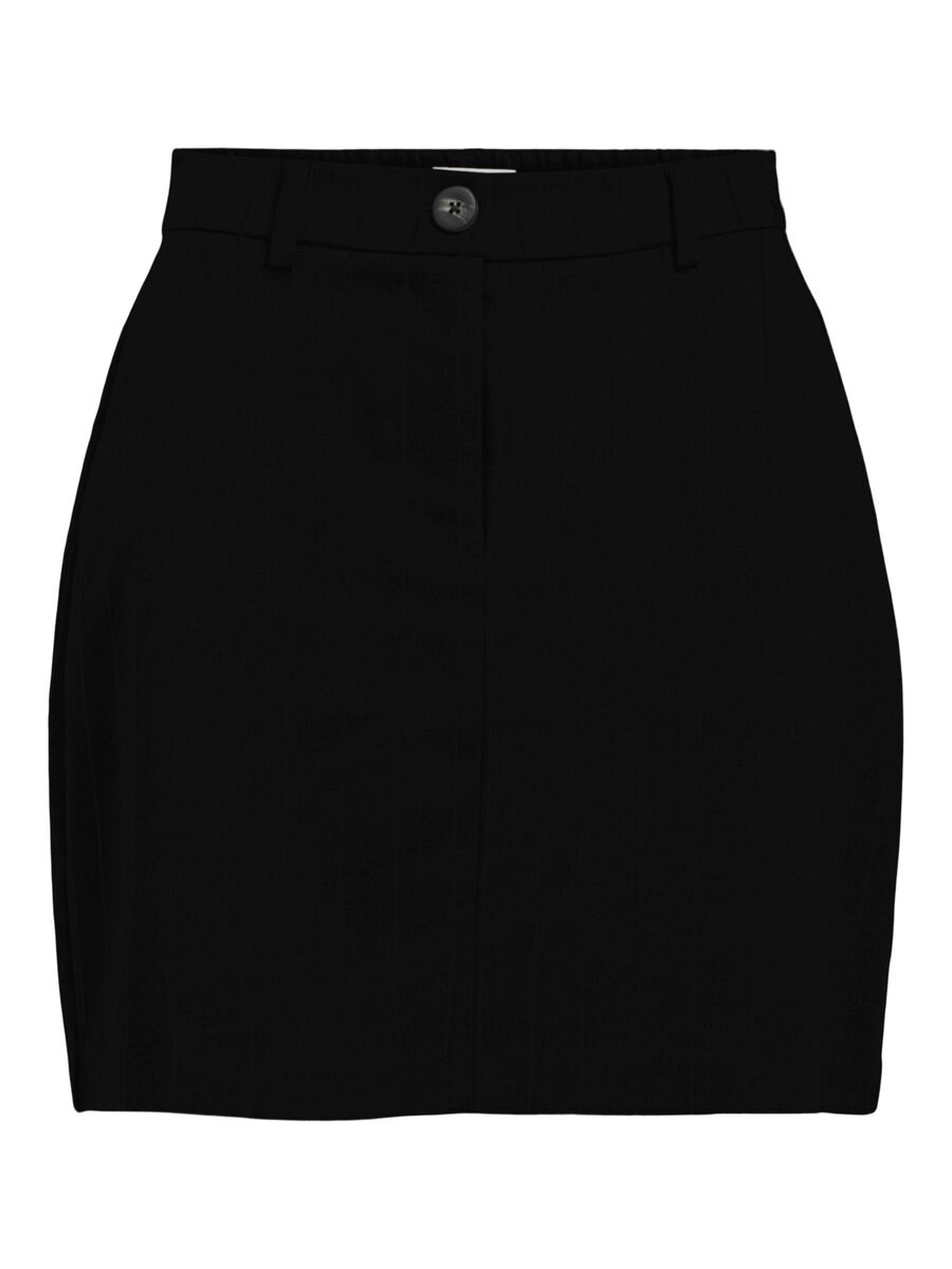 Carousel image - MID WAIST MINI SKIRT, Black | 1