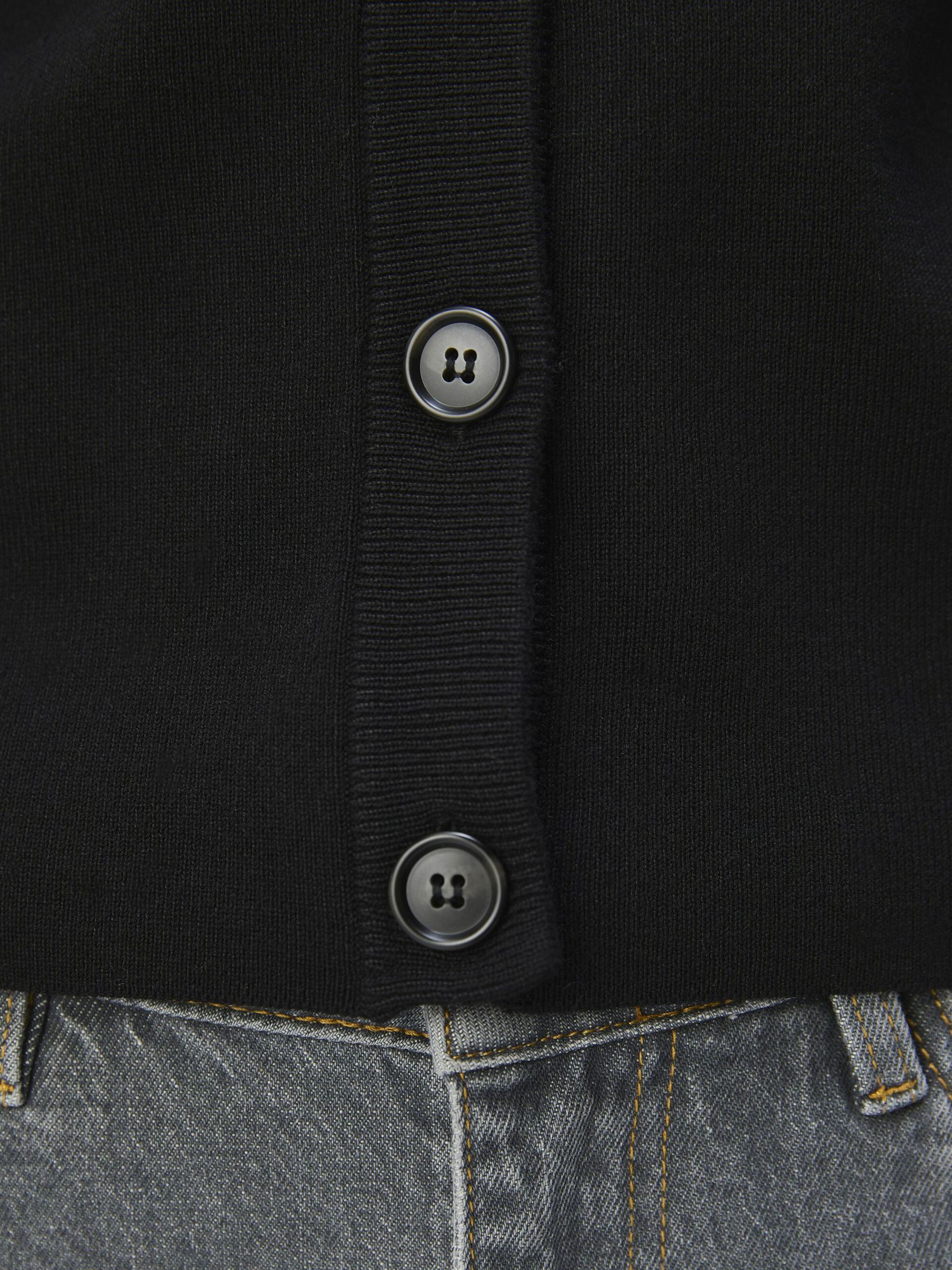 Carousel image - CHAQUETA DE PUNTO, Black | 5