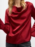 Product image thumbnail - COWL NECK TOP, Karanda Red | 5