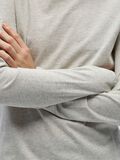 Product image thumbnail - LONG SLEEVED T-SHIRT, Light Grey Melange | 5