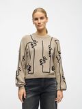 Product image thumbnail - DETAILED PULLOVER, Fossil | 2