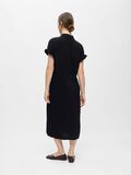 Product image thumbnail - LINEN SHIRT DRESS, Black | 3