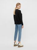Object Collectors Item ROUND NECK KNITTED PULLOVER, Black, highres - 23030242_Black_004.jpg