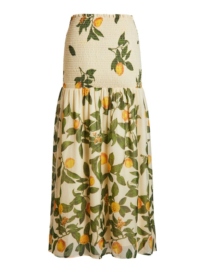 Lemon Print Maxi Skirt Object Collectors Item