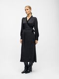 Product image thumbnail - MAXI LENGTH WRAP DRESS, Black | 2