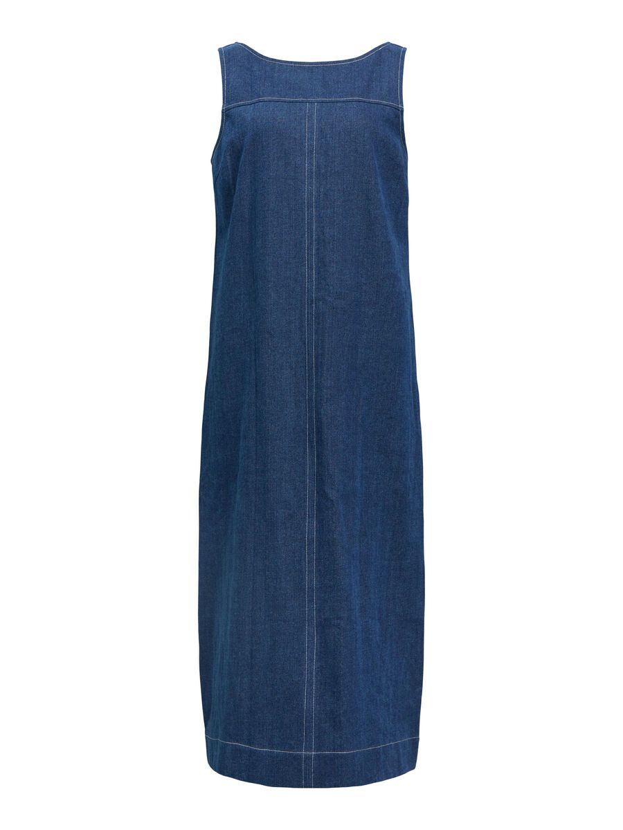 OBJECT EN DENIM ROBE MI-LONGUE, Dark Medium Blue Denim, highres - 23048941_DarkMediumBlueDenim_001.jpg