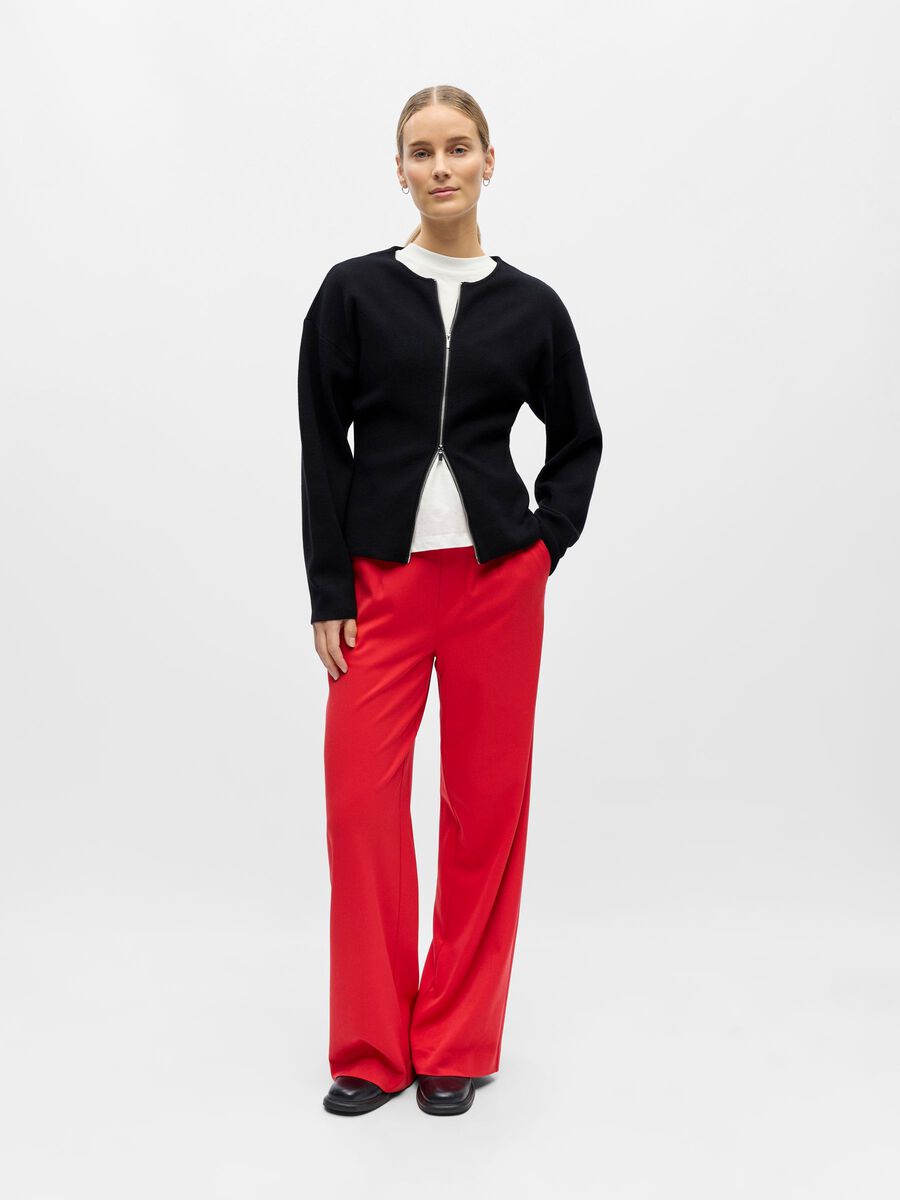 Carousel image - OBJLISA TROUSERS, Poinsettia | 4