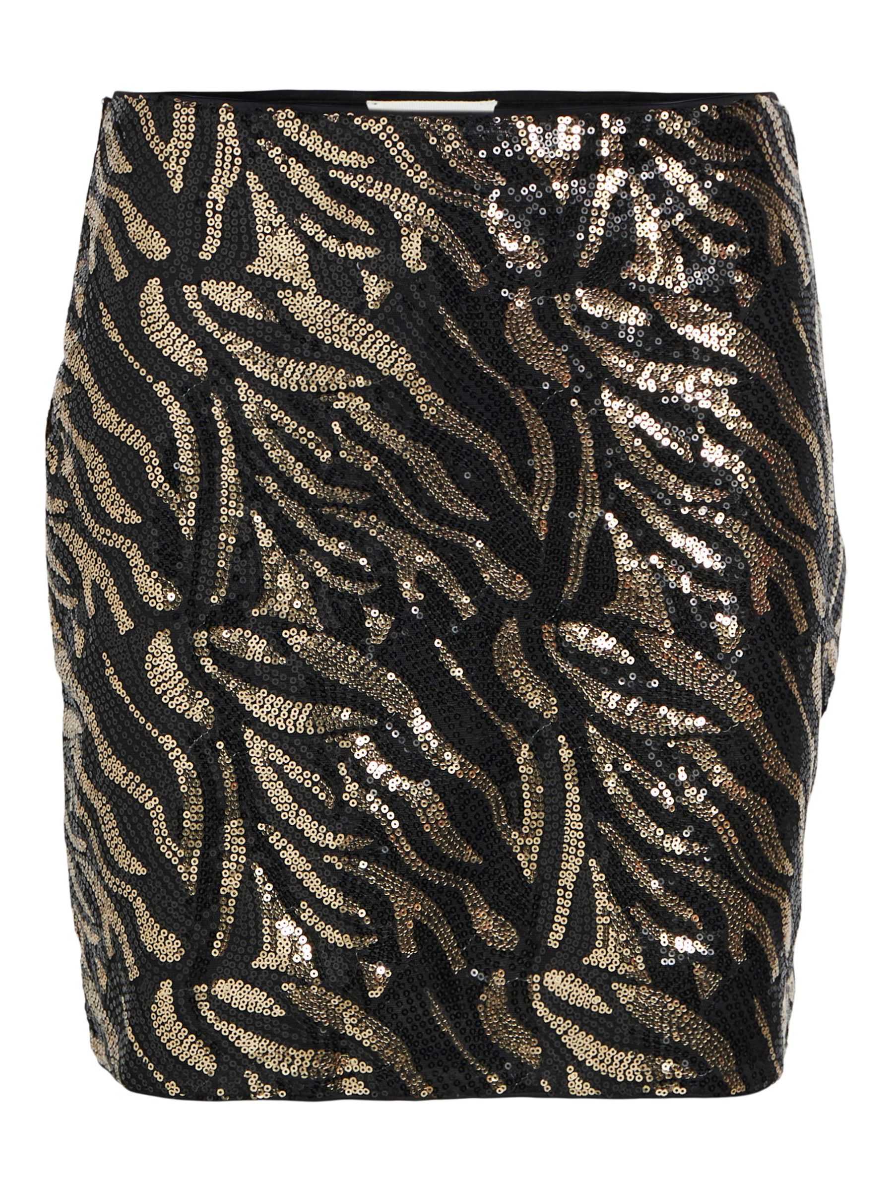Gold sequin online pencil mini skirt