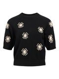 OBJECT SHORT SLEEVED PULLOVER, Black, highres - 23046234_Black_1212206_001.jpg