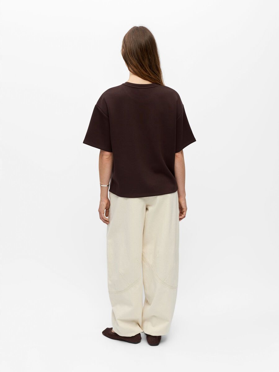 Product carousel image - BOXY T-SHIRT, Seal Brown | 2
