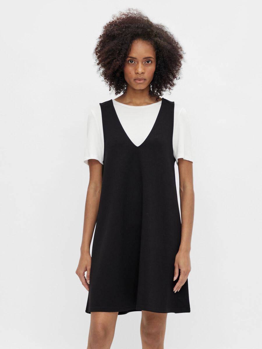 Product carousel image - SLEEVELESS DRESS, Black | 1