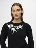Object Collectors Item EMBROIDERED KNITTED PULLOVER, Black, highres - 23044784_Black_1128656_006.jpg